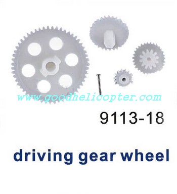 double-horse-9113 helicopter parts main gear set - Click Image to Close